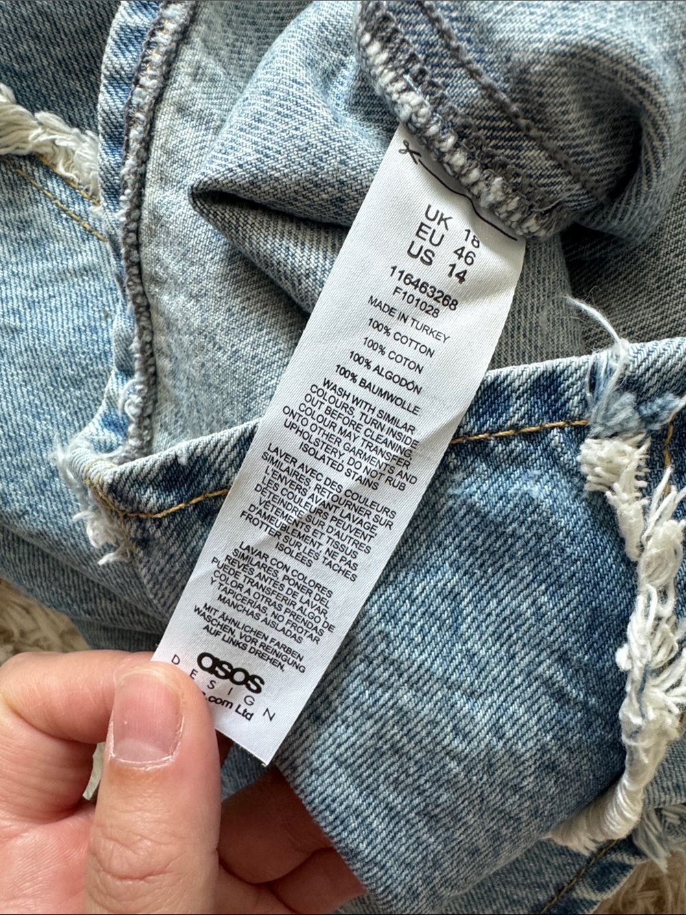 ASOS Denim Mini Dress - Picture 5 of 5